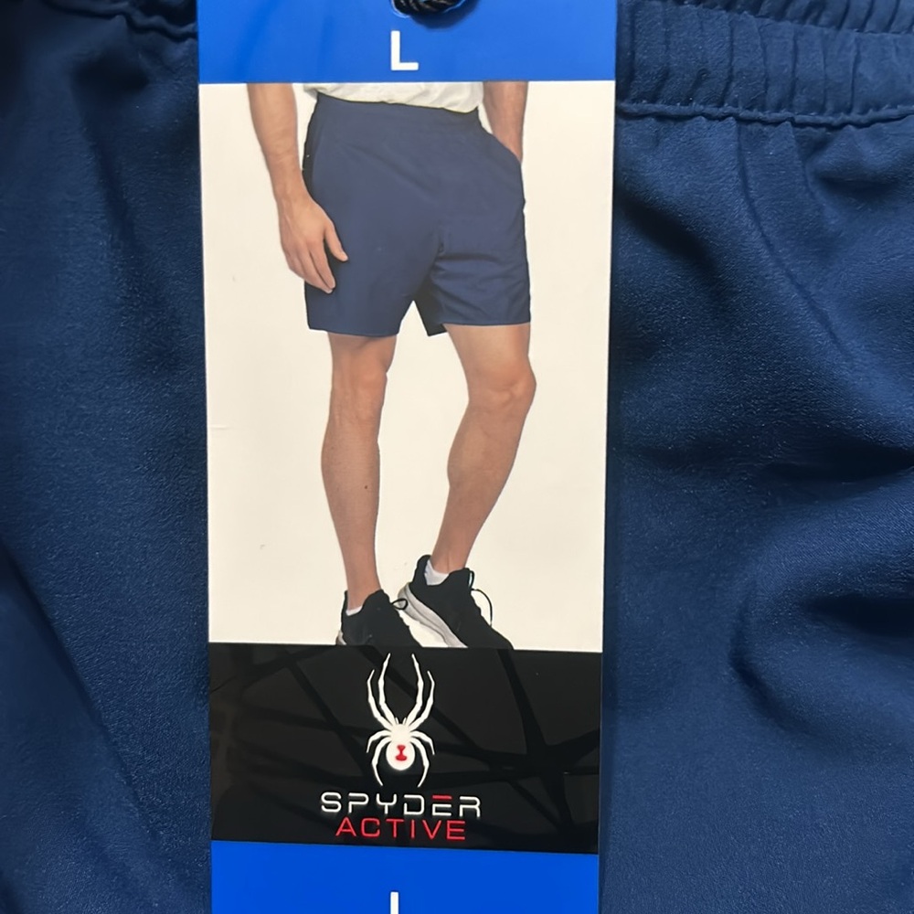 Spyder Men's Blue Athletic Shorts M, L, NWT